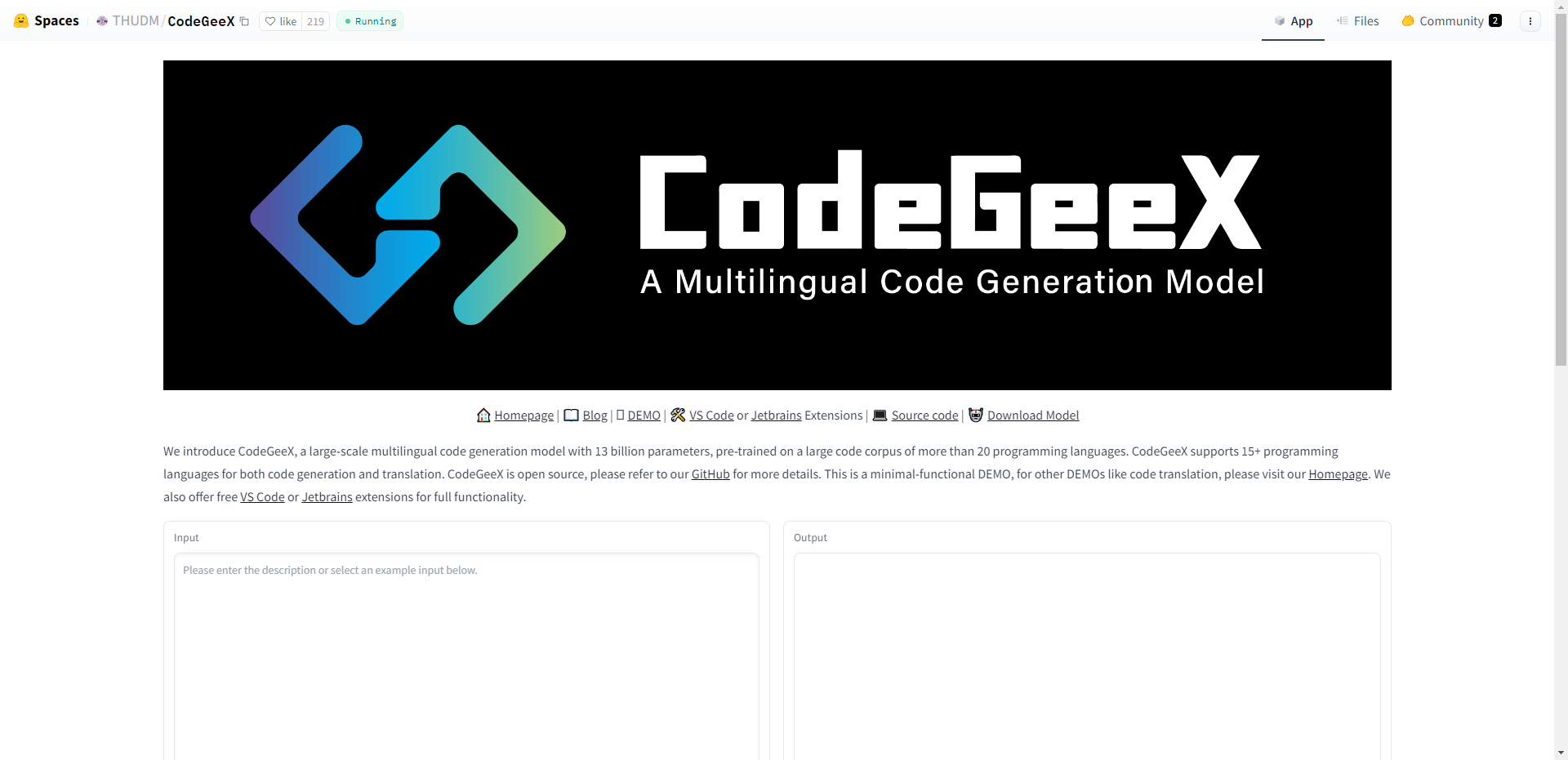 CodeGeeX