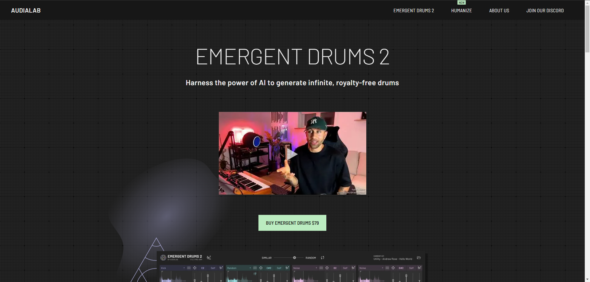 Audialab's Emergent Drums